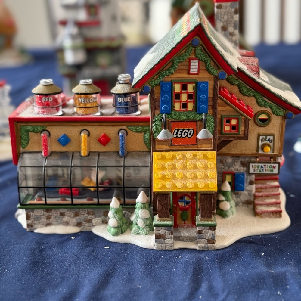 Department 56 Northpole Village LEGO Factory